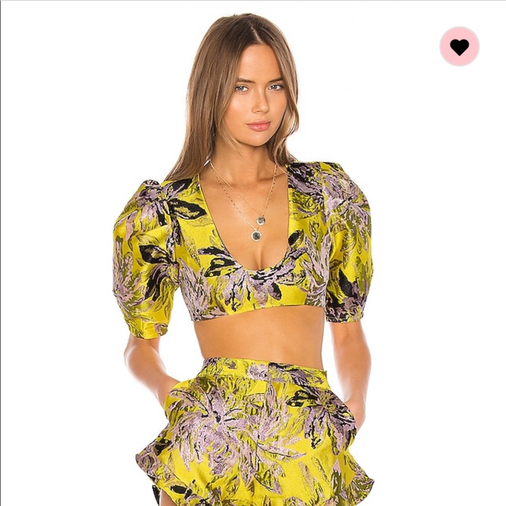 Camila Coelho Kahlo Crop top.